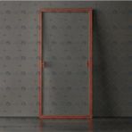 Palace Aluminium Sabit Tak-Çıkar Pencere Sineklik Sistemi - Maun - 55 x 120