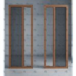 Palace Aluminium Sürgülü Katlı Sineklik Kapı - Ölçüye Göre Üretim - Maun - 80 x 200