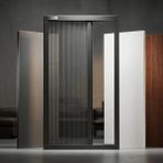 Palace Aluminium Tek Kapılı Akordeon Plise Sineklik – Kapi Sistemleri Için Premium Seri - Antrasit - 70 x 180