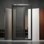 Palace Aluminium Tek Kapılı Akordeon Plise Sineklik – Kapi Sistemleri Için Premium Seri - Antrasit - 90 x 210