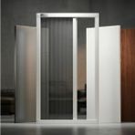 Palace Aluminium Tek Kapılı Akordeon Plise Sineklik – Pencere Sistemleri Için Premium Seri - Beyaz - 60 x 130