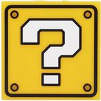 Paladone Süper Mario Soru Bloğu Gece Lambası, Otomatik Gece Sensörü ve Taşınabilir, Duvar Yapıştırıcılı, Lisanslı Nintendo Kutusu Lambası