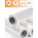 Palet Streç Film Büyük Boy 50 Cm 220 Metre 17 Micron 2 Kg 1. Kalite Endüstriyel %300 Esnek - 1 Adet