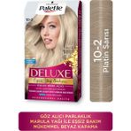 Palette Deluxe 10-2 Platin Sarısı Kalıcı Renk Açıcı Krem Saç Boyası Göz Alıcı Parlaklık Sağlar