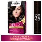 Palette Deluxe 4-0 Kahve Zengin Yağ Bakımı Kit Saç Boyası