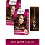 Palette Deluxe 5-60 Sıcak Çikolata Amonyaklı Kalıcı Saç Boyası 115 ml Zengin Yağ Bakımı