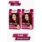 Palette Deluxe 5 88 Şarap Kızılı X 2 Adet Saç Boyası 889