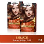Palette Deluxe 7-57 Tarçın Kahve Saç Boyası Yoğun Renkler Krem Form 2 Adet Uzun Süre Kalıcı - 7.57