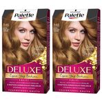 Palette Deluxe 7-65 Altın Parıltılı Toffee 2'li Saç Boyası