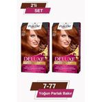 Palette Deluxe 7-77 Yoğun Parlak Bakır X 2 Adet Saç Boyası 7-77 Yoğun Parlak Bakır