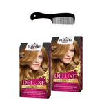 Palette Deluxe 8-65 Kahve Köpüğü 2'li Saç Boyası ve Saç Açıcı Tarak