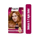 Palette Deluxe 9-7 Açık Bakır Zengin Yağ Bakımı Kit Saç Boyası