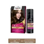 Palette Deluxe Saç Boyası 6-0 Koyu Kumral, Schwarzkopf Root Retoucher Sprey Set