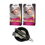 Palette Deluxe U71 Buzul Grisi 2 Adet Saç Boyası ve Saç Boyama Seti