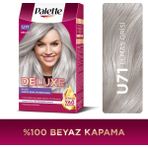 Palette Deluxe U71 Buzul Grisi Zengin Yağ Bakımı Kit Saç Boyası Bakım Maskesi - U71 Elmas Grisi