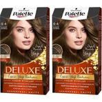 Palette Deluxe Yoğun Renkler 6 - 4 Kaşmir Kumral X 2 Adet Saç Boyas 6-4-kasmir-kumral