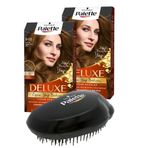 Palette Deluxe Yoğun Renkler 9-50 Altın Parıltılı Bal 2 Adet Saç Boyası + Saç Açıcı Tarak