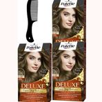 Palette Deluxe Yoğun Renkler Saç Boyası 7-1 Asil Kumral 3 Adet Saç Boyası+ Saç Açıcı