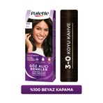 Palette Göz Alıcı Renk Saç Boyas 3-0 Koyu Kahve Pentanol & Besleyici Yağ İçeren Saç Boyası 50 ML