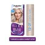 Palette Göz Alıcı Renkler 12-21 Gümüş Sarı Saç Boyası, Keratin ve Pantenol İçeren, 115 ml