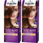 Palette Göz Alıcı Renkler 5-68 Kestane 2 Parça Amonyaksız Saç Boyası Uzun Süre Kalıcı Etki