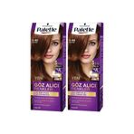Palette Göz Alıcı Renkler Saç Boyası 5-68 Kestane Pentanol & Besleyici Yağ Saç Boyası X 2 Adet