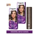 Palette Göz Alıcı Renkler Saç Boyası 6-12 Soğuk Koyu Kumral 50 ml x 2 Adet