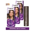 Palette Göz Alıcı Renkler Saç Boyası 6-12 Soğuk Koyu Kumral 50 ml x 3 Adet