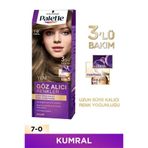 Palette Göz Alıcı Renkler Saç Boyası 7-0 Kumral Pentanol & Besleyici Yağ İçeren Saç Boyası 115 ml