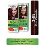 Palette Kalıcı Doğal Renkler 3-68 Kızıl Çikolata Amonyaklı Yarı Kalıcı Saç Boyası 2 Adet