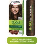 Palette Kalıcı Doğal Renkler 4-60 Altın Kahve Kakao Yağı Saç Boyası