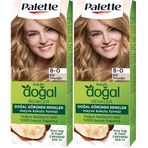 Palette Kalıcı Doğal Renkler 8-0 Bal Köpüğü 2 Adet Saç Boyası