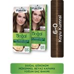 Palette Natural Colors Kalıcı Doğal Renkler 6-0 Koyu Kumral 2 Adet Saç Boyası