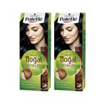 Palette Natural Saç Boyası 1-1 Gece Mavisi 2 Adet Saç Boyası