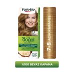 Palette PLTDGLRNKBY Kalıcı Doğal Renkler 7-5 Açık Karamel Shea Yağı Saç Boyası