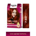 Palette PLTDLXBY Deluxe 7-887 Ateş Kızılı Zengin Yağ Bakımı Kit Saç Boyası Bakım Maskesi