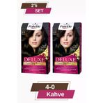 Palette PLTDLXBY2 Deluxe 4-0 Kahve Zengin Yağ Bakımı Kit Saç Boyası Bakım Maskesi X 2 Adet Saç Boyası