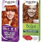 Palette Yoğun Göz Alıcı Renk Saç Boyası 7-77 Yoğun Bakır Palette Kalıcı Doğal Renkler 8-77 Tarçın Bakır