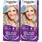 Palette Yoğun Göz Alıcı Renkler Renk Açıcı 10-1 Küllü Açık Sarı 2li paket