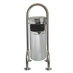 Palex 3560-0 Ayaklı Krom Bahçe Tipi Çöp Kovası