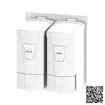 Palex İkili Mini Beyaz Sıvı Sabun Dispenseri