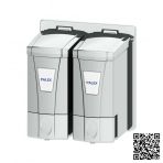 Palex İkili Mini Krom Sıvı Sabun Dispenseri