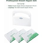 Palex Klozet Kapak Örtüsü Dispenseri Beyaz+ 3 × 250 Adet Klozet Kapak Örtüsü Seti