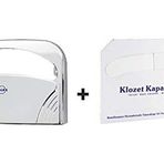 Palex Kromajlı Klozet Kapak dispenseri+Hijyenik örtü 250Ad