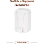 Palex Sıvı Sabunluk Sabun Dispenseri Duvara Monte Beyaz 1000 cc