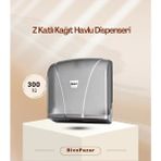Palex Z Katlı Havlu Dispenseri 300 lü Şeffaf Füme