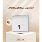 Palex Z Katlı Kağıt Havlu Dispenseri 300 lü Beyaz