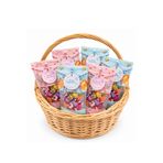 Palifix 20li Set KARIŞIK RENK Bayram Doypack Hediye Poşeti Seti (20mt İp+9x17 Poşet+ 20liEtiket)