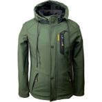 Palim Erkek Su ve Rüzgar Geçirmez Softshell Mont - Haki Yeşil