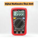Palm Size Avuç Içi Dijital Multimetre Elektrik Ölçü Cihazı Aleti Ampermetre Direnç Akım Voltaj Ölçer - 1
